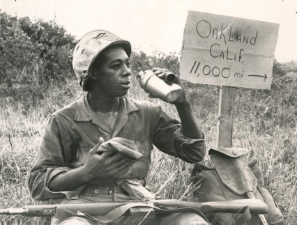 Corporal Claiborne Lavelle Shaw, U.S. Marine Corps. (Oakland Museum of California)